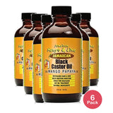 Jamaican Mango & Lime Black Castor Oil Mango Papaya 4 Oz (Pack of 6)