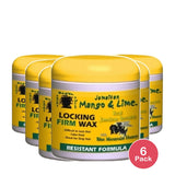 Jamaican Mango & Lime Locking Firm Wax 16 Oz (Pack of 6)