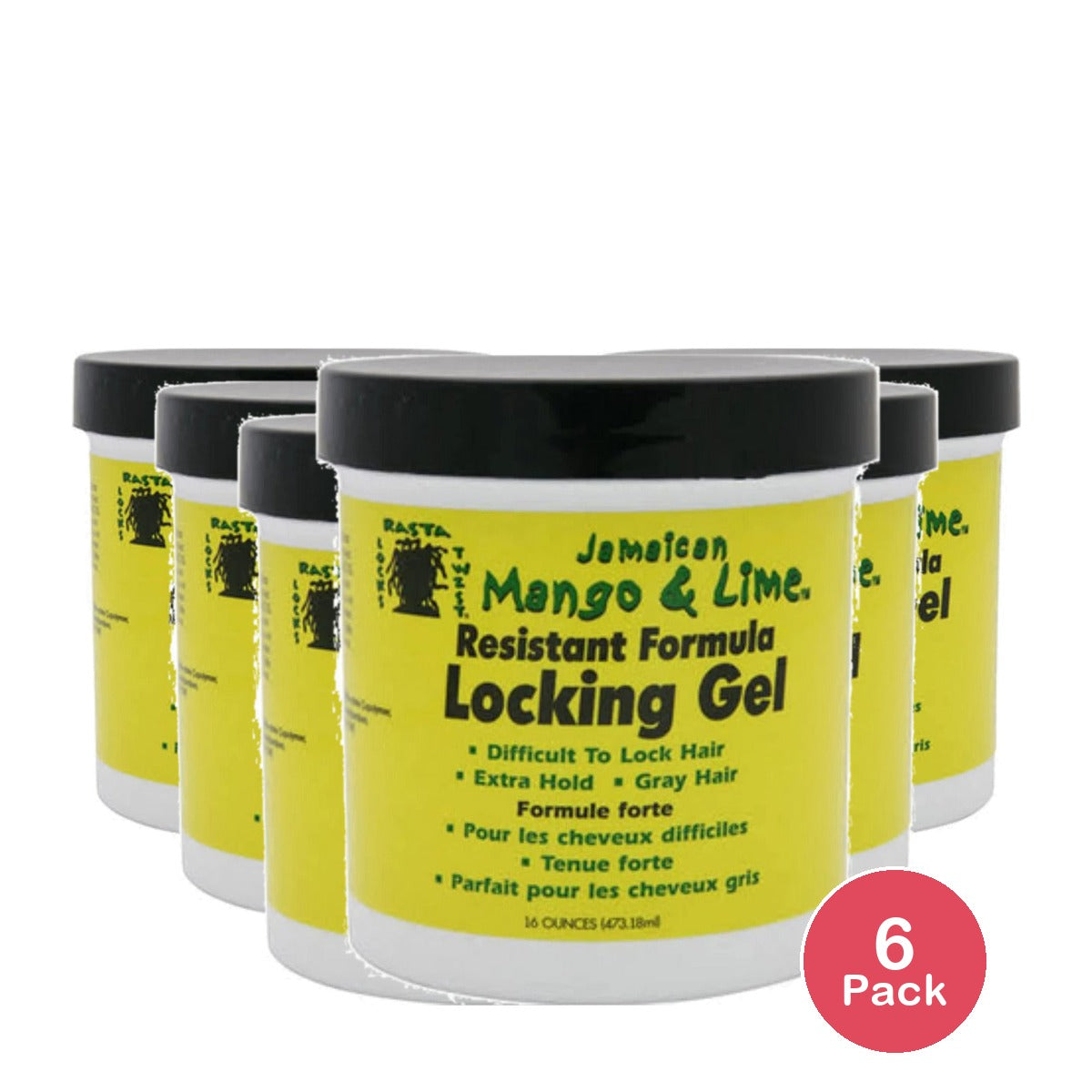 Jamaican Mango & Lime Locking Gel Resistant 16 Oz (Pack of 6)