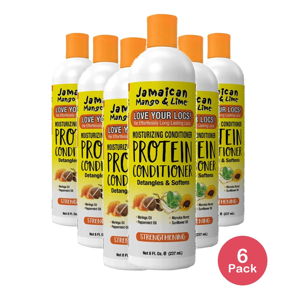 Jamaican Mango Lime - Protein Conditioner 8 Oz (Pack of 6)