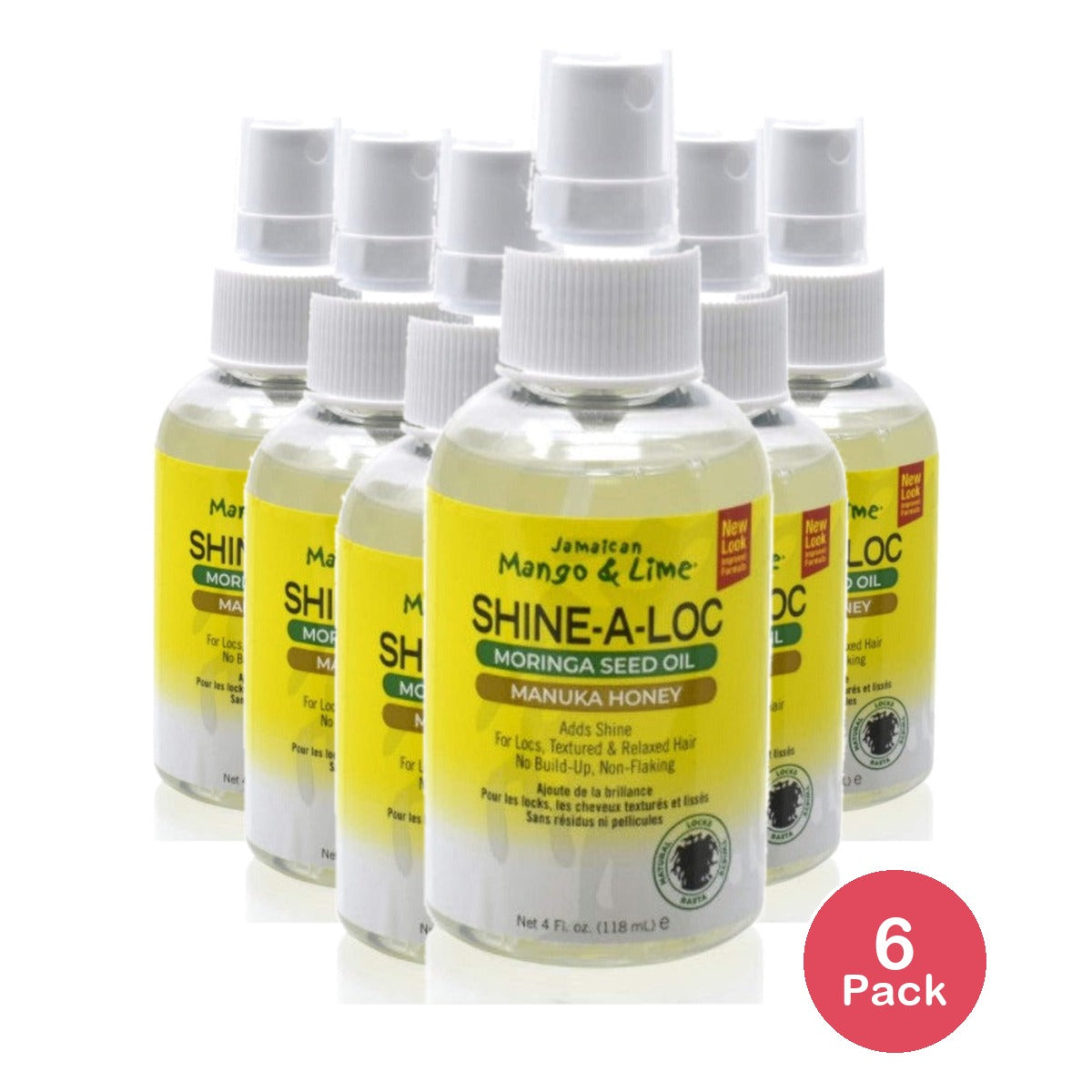 Jamaican Mango & Lime Shine-a-Loc 4 Oz (Pack of 6)