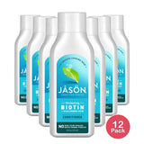 Jason Natural Biotin Hair Fortifying Conditioner 16Oz (Pack of 12)
