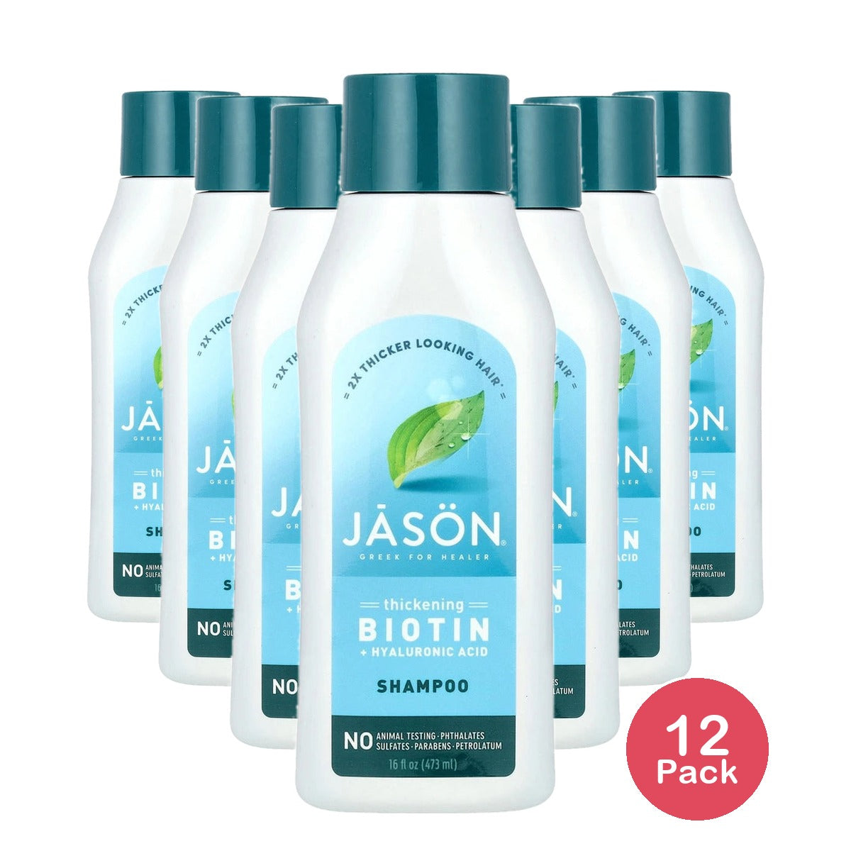 Jason Restorative Biotin Shampoo 16 fl Oz (Pack of 12)