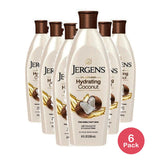 Jergens Hand and Body Lotion Hydrating Coconut Body Lotion 8 Oz (Pack of 6)