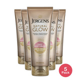 Jergens Natural Glow Daily Moisturizer Medium Skin Tones 7.5Oz (Pack of 5)