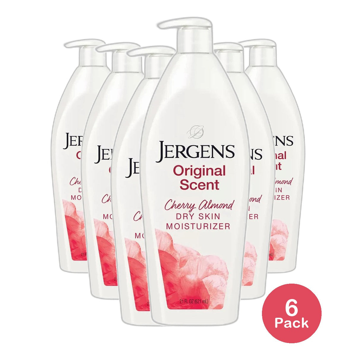 Jergens Original Scent Moisturizer Cherry Almond Essence 21Oz (Pack of 6)