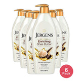 Jergens Shea Butter Skin Enriching Moisturizer 16.8Oz (Pack of 6)