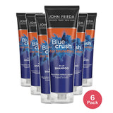 John Frieda Blue Shampoo Crush For Brunettes 8.3Oz (Pack of 6)