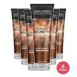 John Frieda Brilliant Brunette Shine Release Moisturizing Shampoo Chestnut To Espresso 8.45Oz (Pack of 6)