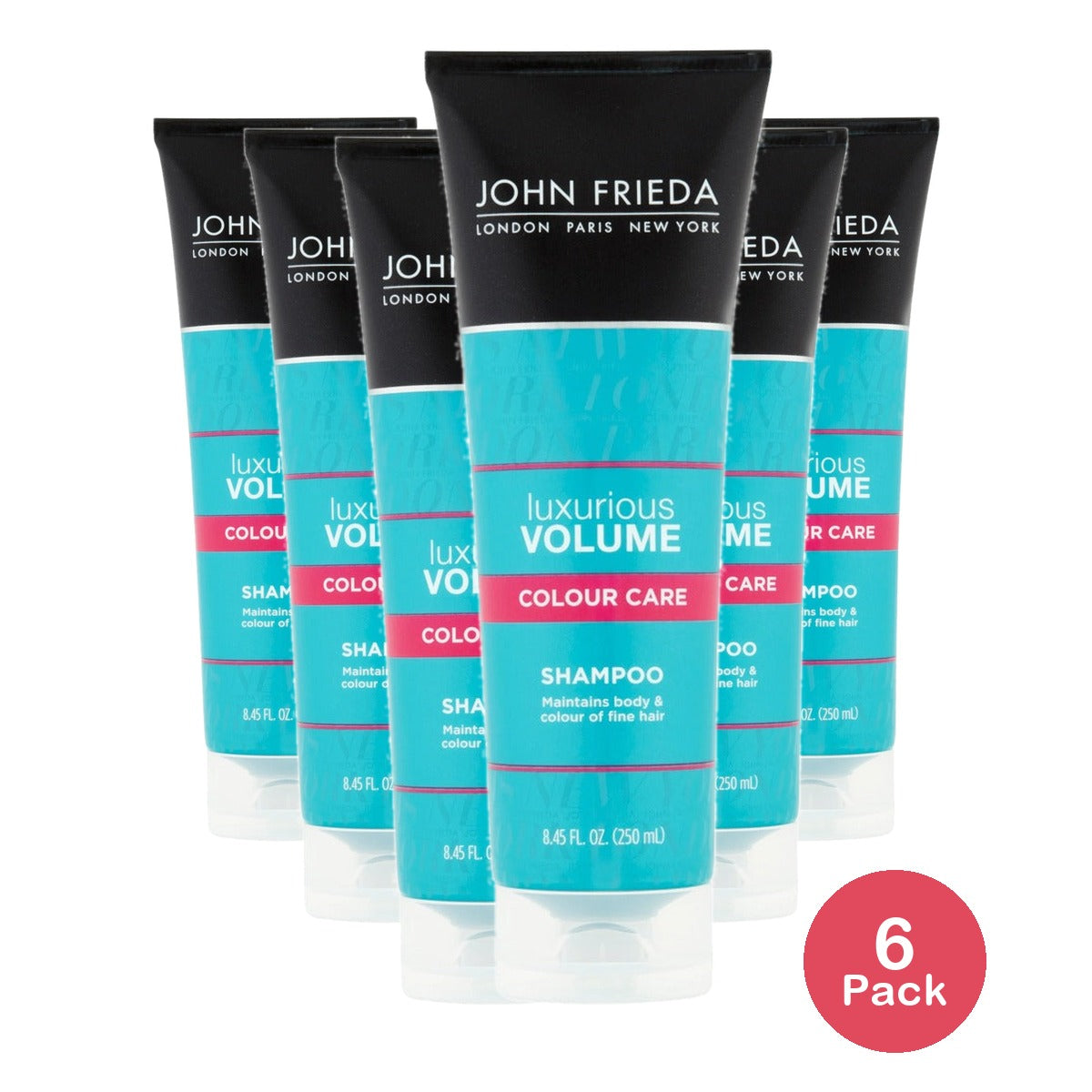 John Frieda Colour Care Luxurious Volume Shampoo 8.45 Oz (Pack of 6)