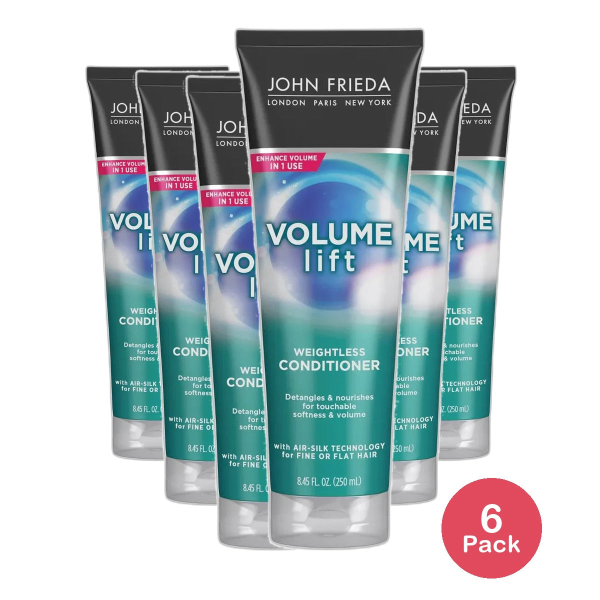 John Frieda Luxurious Volume Full Splendor Hair Conditioner 8.45Oz (Pack of 6)