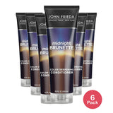 John Frieda Midnight Brunette Visibly Deeper Color Deepening Conditioner Brunet 8.3 oz(Pack of 6)