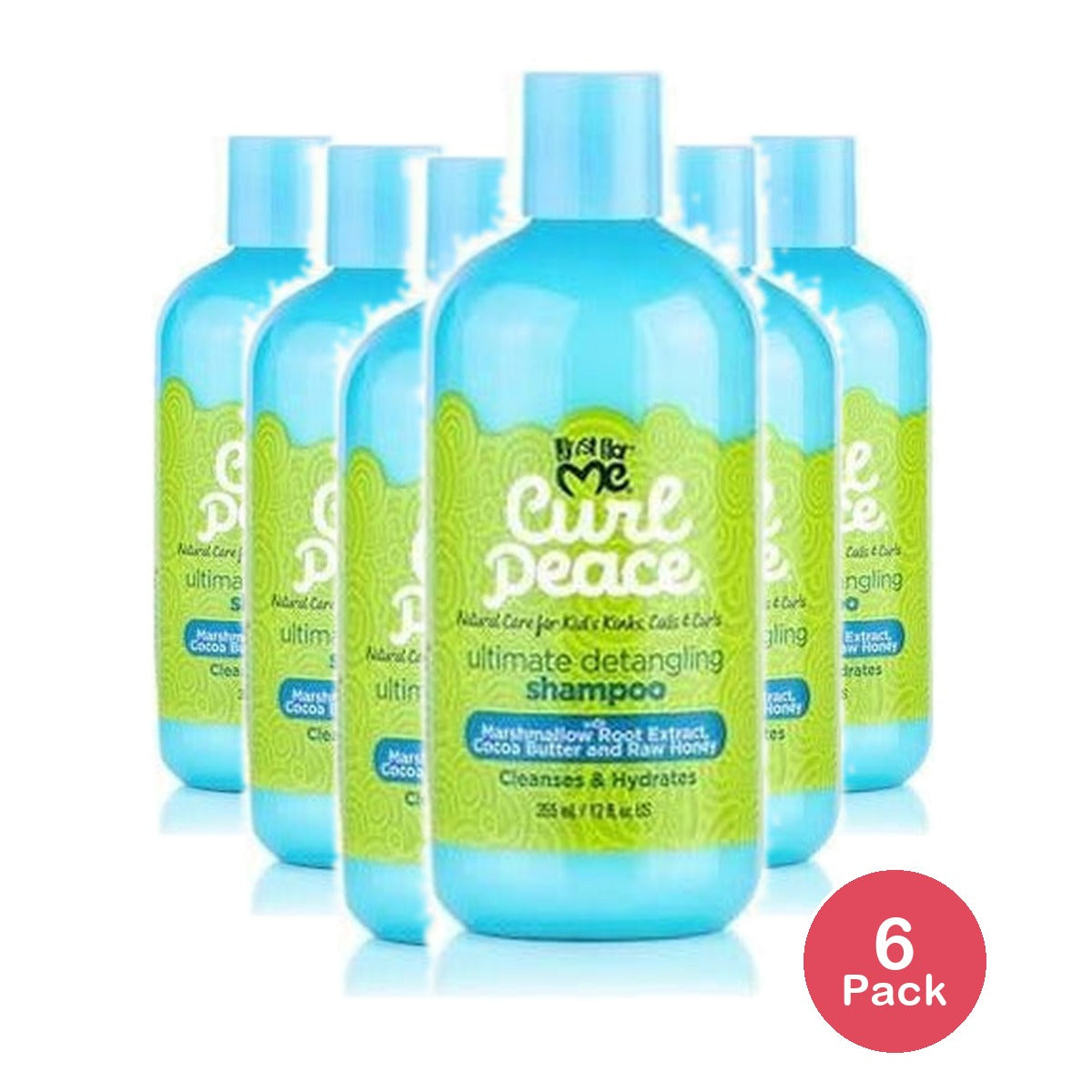 Just For Me Curl Peace Detangling Shampoo 12 Oz (Pack of 6)
