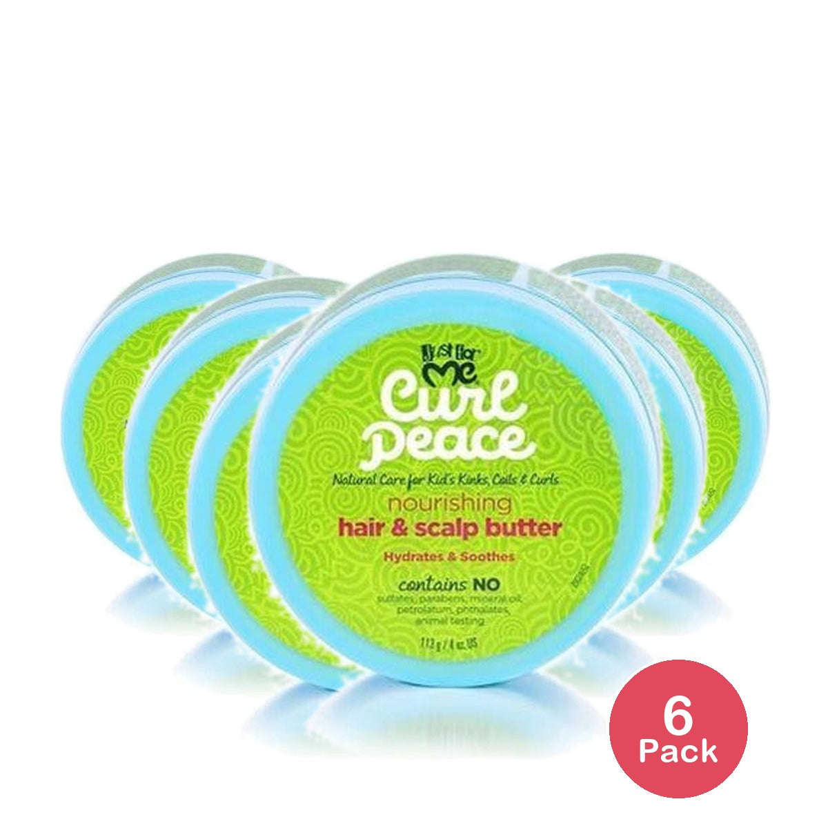 Just For Me Curl Peace Hair & Scalp Butter 4 Oz (Pack of 6)