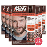 Just For Men Control GX Grey Reducing Beard Wash 4 Oz (Pack of 12)