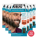 Just For Men Mustache & Beard Dark Brown M-46 (Pack of 12)