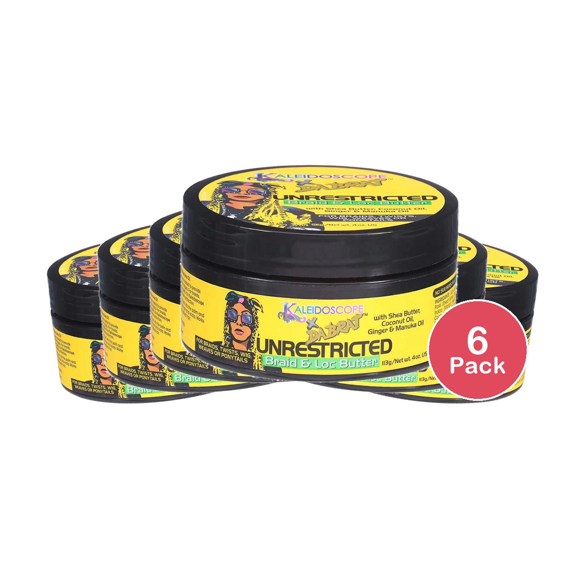 Kaleidoscope Da Brat Unrestricted Braid & Loc Butter 4 Oz (Pack of 6)