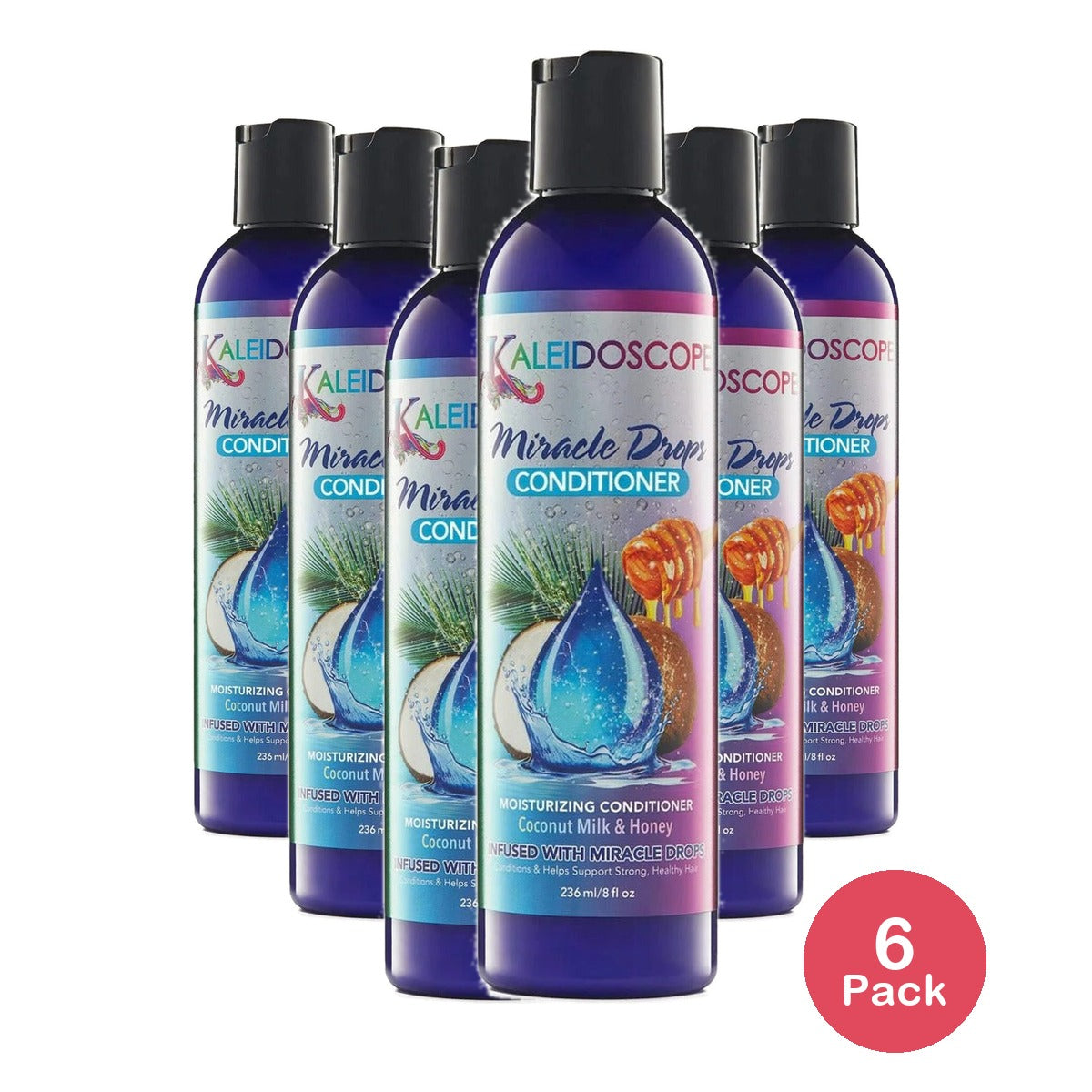 Kaleidoscope Miracle Drops Conditioner 8 Oz (Pack of 6)