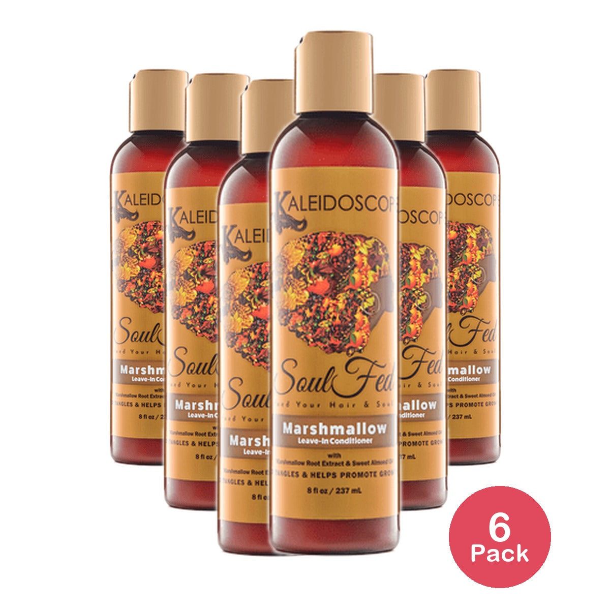 Kaleidoscope SoulFed Marshmallow Leave-In Conditioner 12 Oz (Pack of 6)