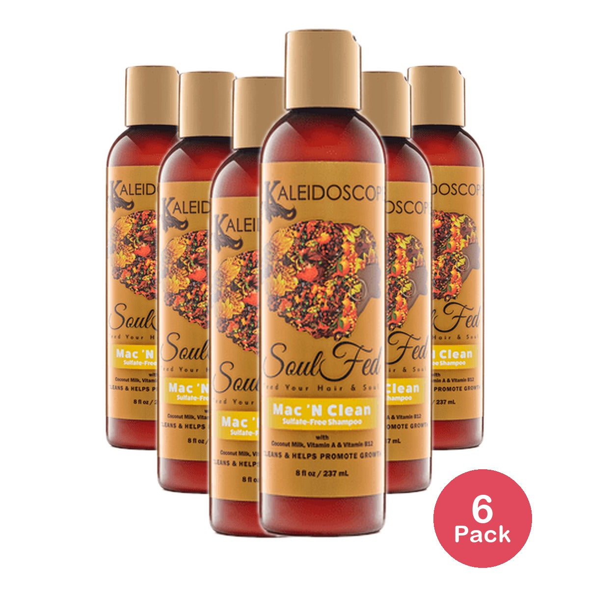 Kaleidoscope SoulFed Sulfate-Free Shampoo 8 Oz (Pack of 6)