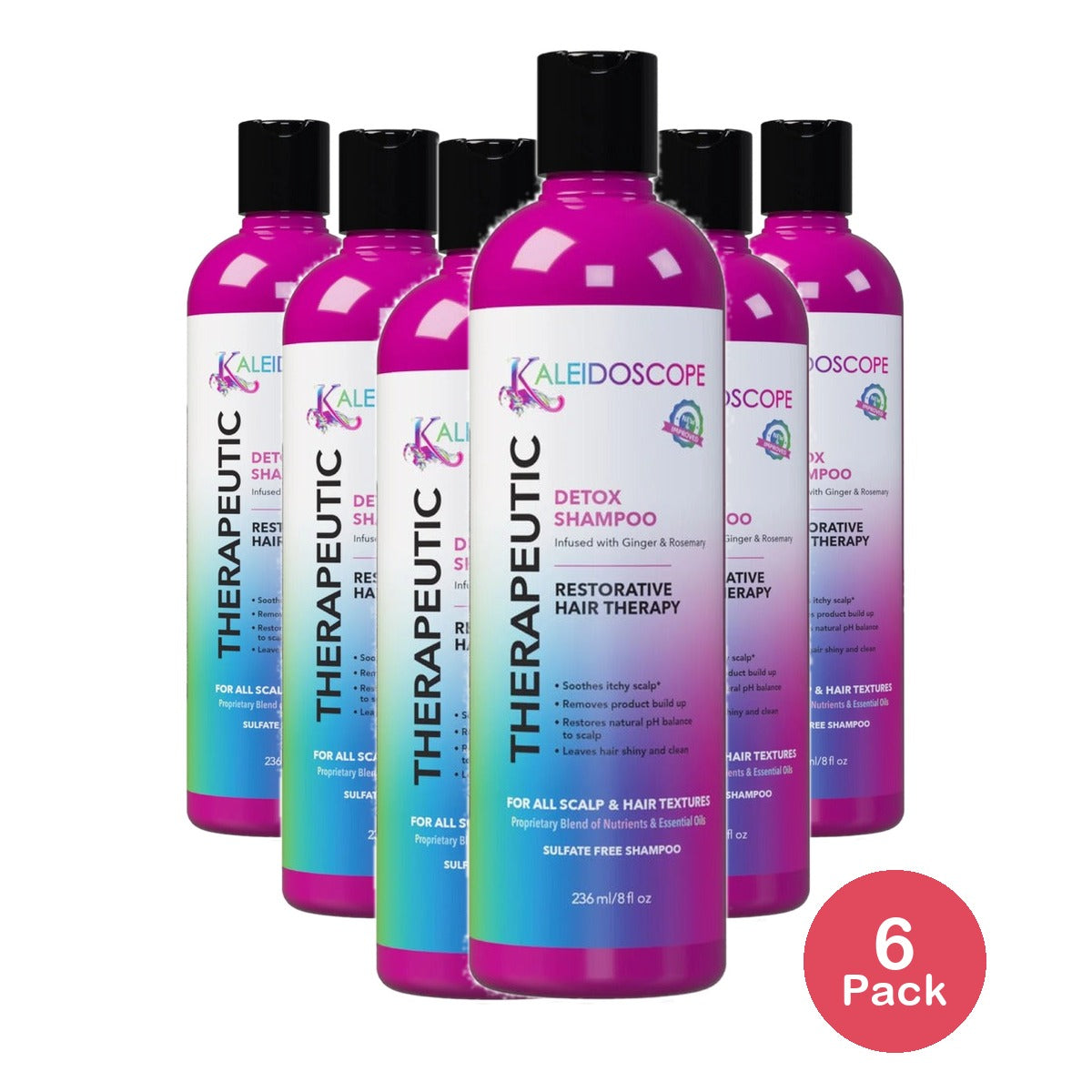 Kaleidoscope Therapeutic Detox Shampoo 8 Oz (Pack of 6)