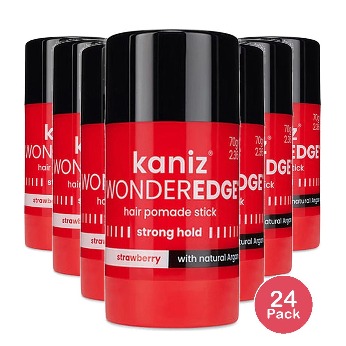 Kaniz Wonder Edge Stick Strawberry 2.36 Oz (Pack of 24)
