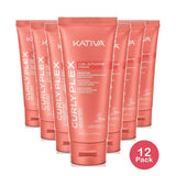 Kativa Curly Plex Curl Activator Cream 8 Oz (Pack of 12)