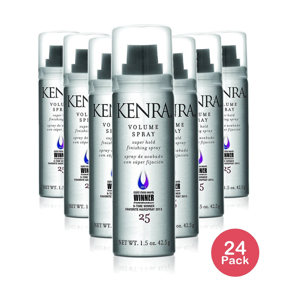 Kenra Volume Spray #25, 55% VOC, Ounce, 2 Count 1.5 Oz (Pack of 24)