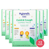 Kids Cold Medicine for Ages 2+ Hylands Naturals Kids Cold & Cough Day and Night Combo Pack Syrup Cough Medicine for Kids Nasal Decongestant Allergy Relief 4 Fl Oz (Pack of 2) in 1 pack (Pack of 12)