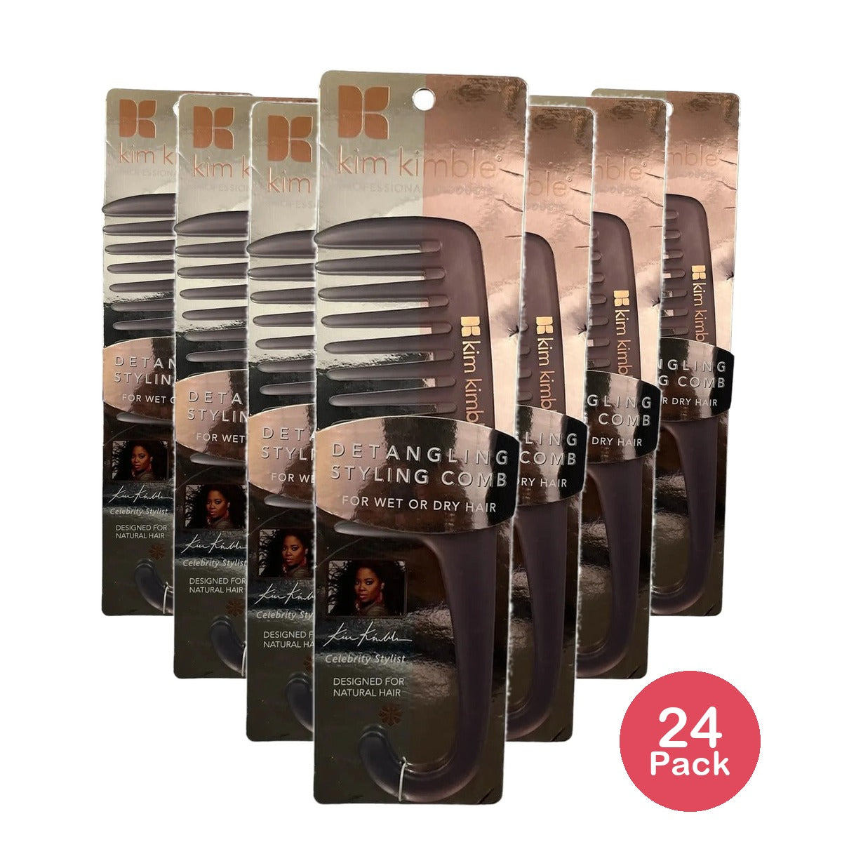 Kim Kimble Detangling Styling Comb (Pack of 24)