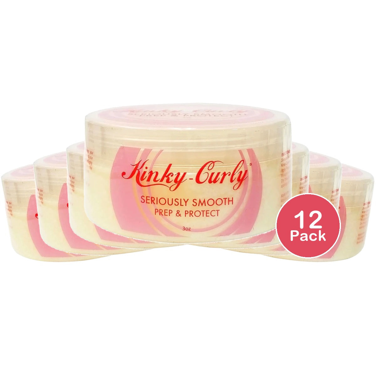 Kinky Curly Seriously Smooth Prep & Protect Net.Wt 3 oz (Pack of 12)
