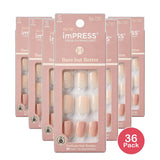 Kiss Impress Bare but Better Press On Nails Simple Pleasure 0.64oz (Pack of 36)