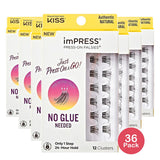Kiss Impress False Eyelashes Lash Clusters Falsies 1Ct 0.32Oz (Pack Of 36)