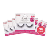 KISS Products Lash Couture Luxtensions False Eyelashes - Royal Silk (Pack of 36)