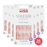 KISS Voguish Fantasy French Press-On Nails Medium (Pack of 36)