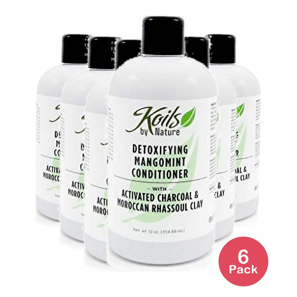 Koils By Nature Detoxifying MangoMint Conditioner 12 oz (Pack of 6)