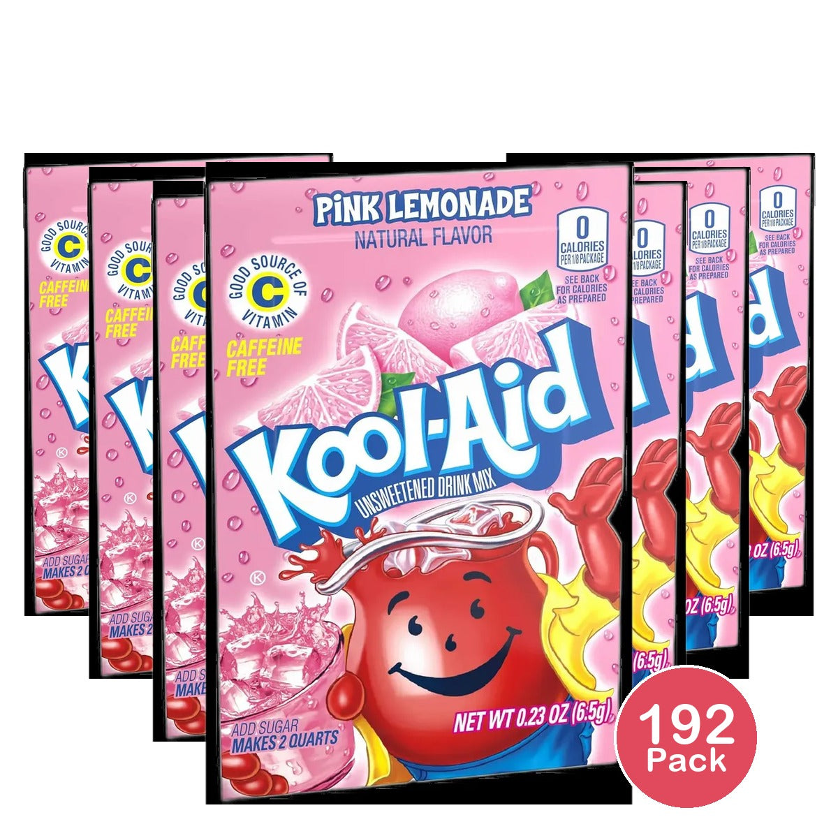 Kool-Aid Packets Pink Lemonade 4x48 0.23oz (Pack of 192)