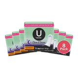 Kotex Natural Balance Overnight Maxi with Wings 14 Pads 9.28oz (Pack of 8)