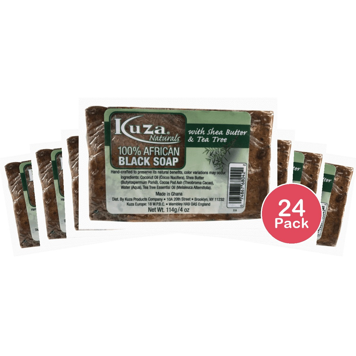 Kuza Black Soap 4 Oz (Pack of 24)