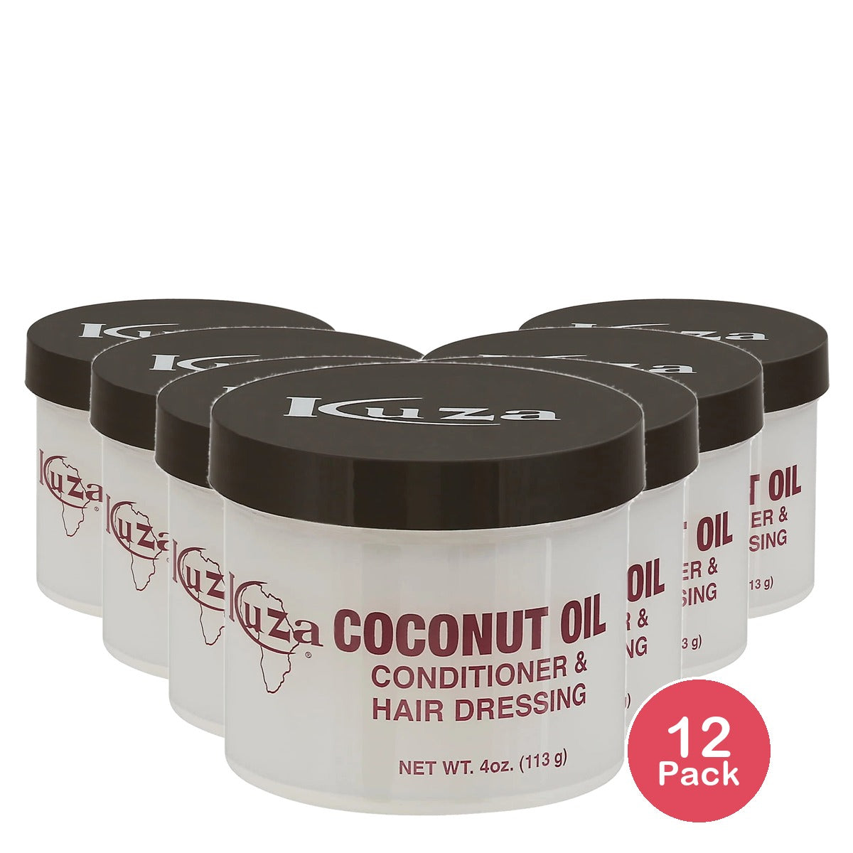 Kuza Coconut Oil Conditioner 4oz (Pack of 12)