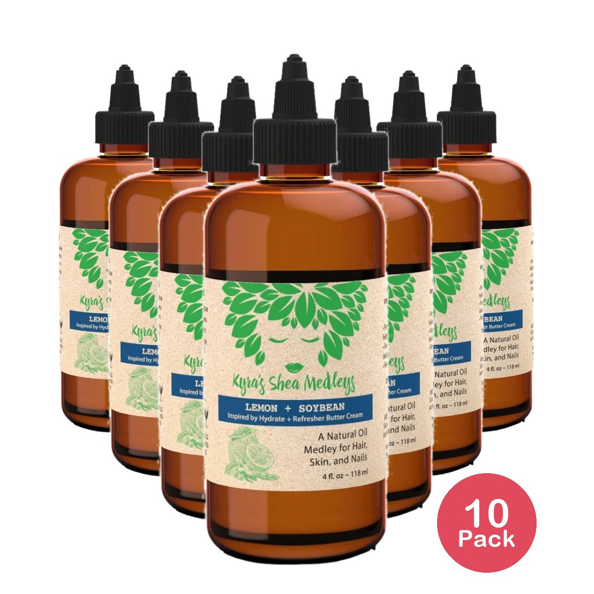 Kyra's Shea Lemon + Soybean Oil 4 Fl Oz (Pack of 10)