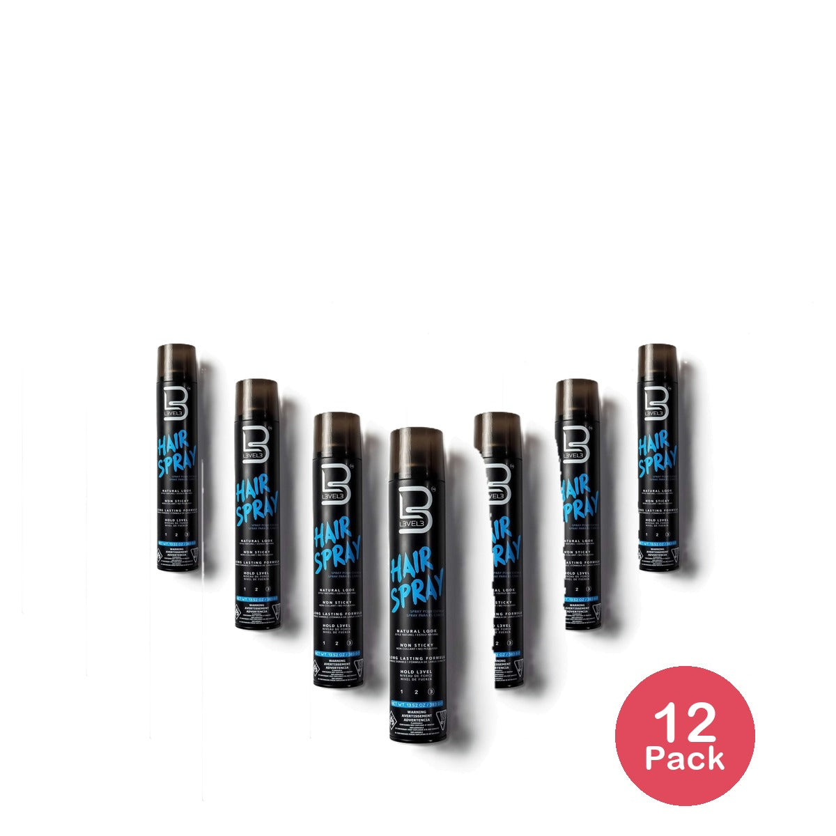 L3VEL3 Hair Spray 12.95 Oz (Pack of 12)