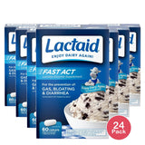 Lactaid Fast Act Lactose Intolerance Caplets - 60pk 2.08 Oz (Pack of 24)
