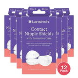 Lansinoh Contact Nipple Shields 24 mm 2 ea 2.08oz (Pack of 12)