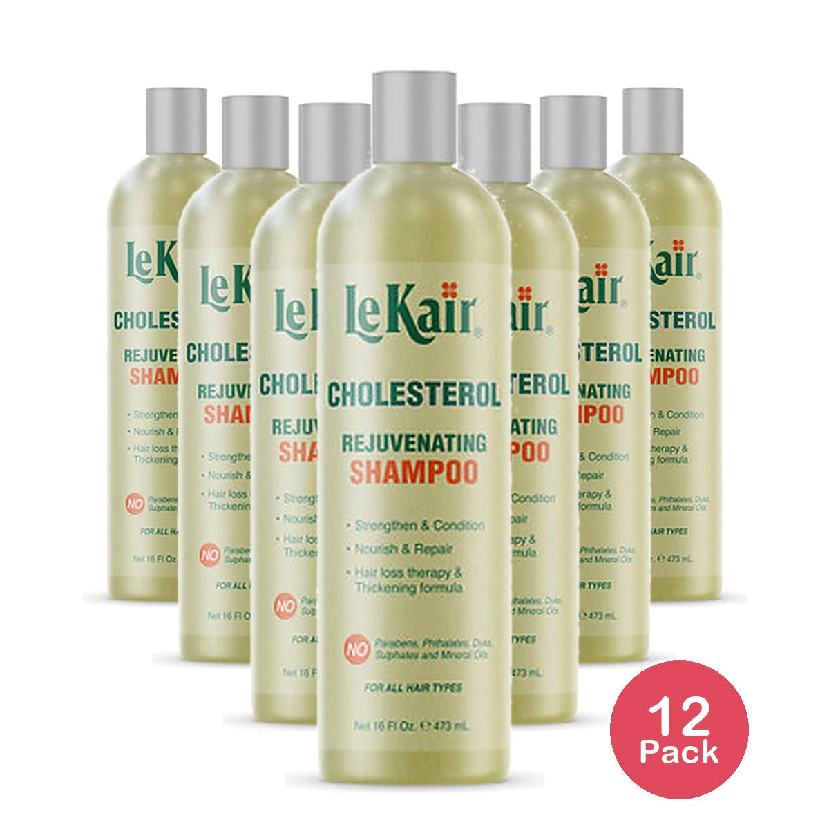 Lekair Cholesterol Shampoo 16 Oz (Pack of 12)