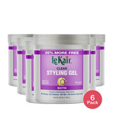 Lekair Style Gel Biotin Clear 20 Oz (Pack of 6)