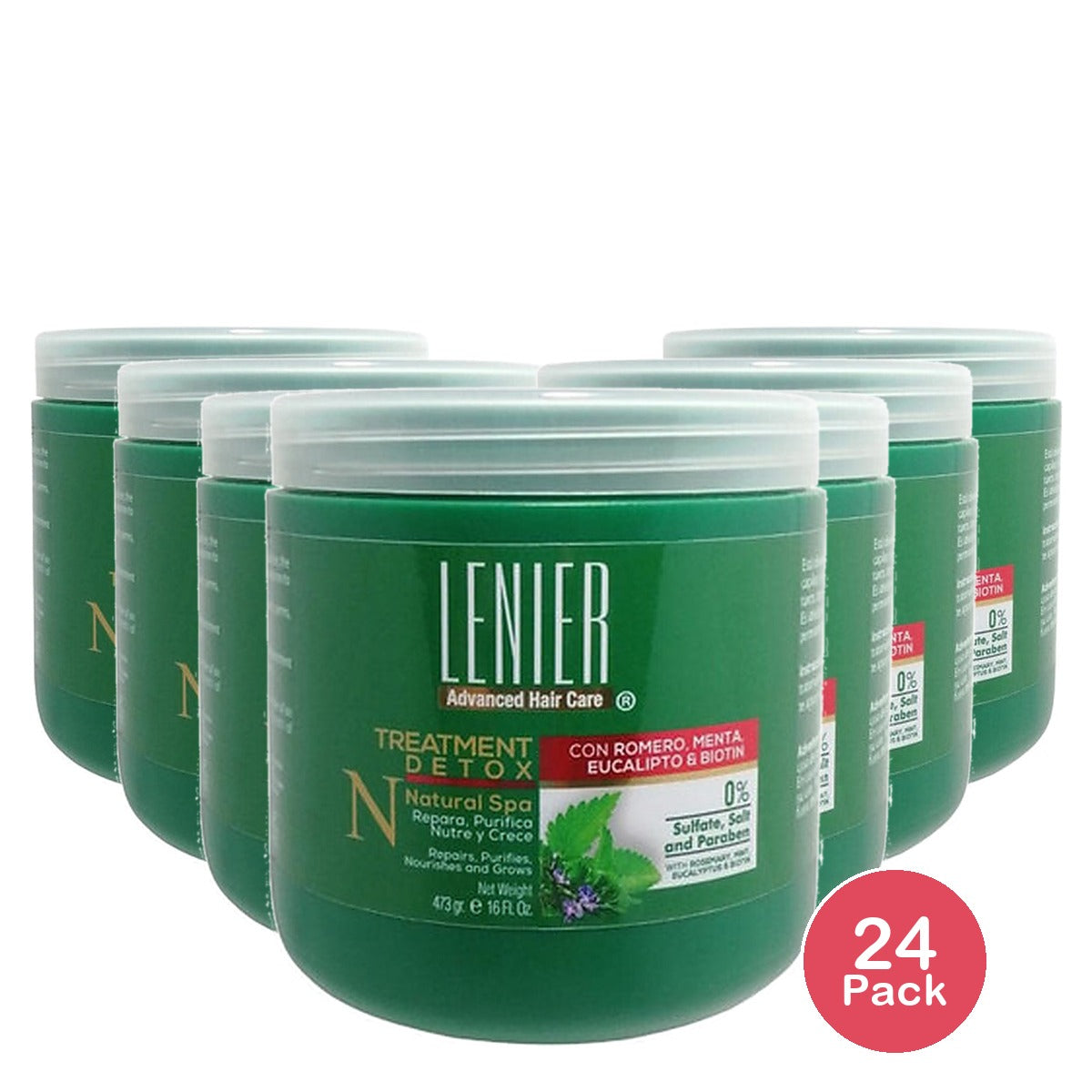 Lenier Detox Hair Treatment 16 Oz (Pack of 24)