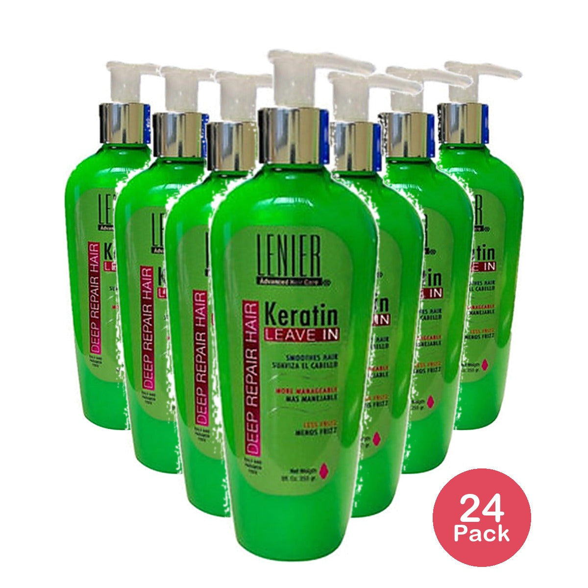 Lenier Keratin Leave-In Conditioner 9 Oz (Pack of 24)
