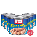 Libby's Vienna Sausage in Chicken Broth Canned Sausage 4.6 Oz (Pack of 24)