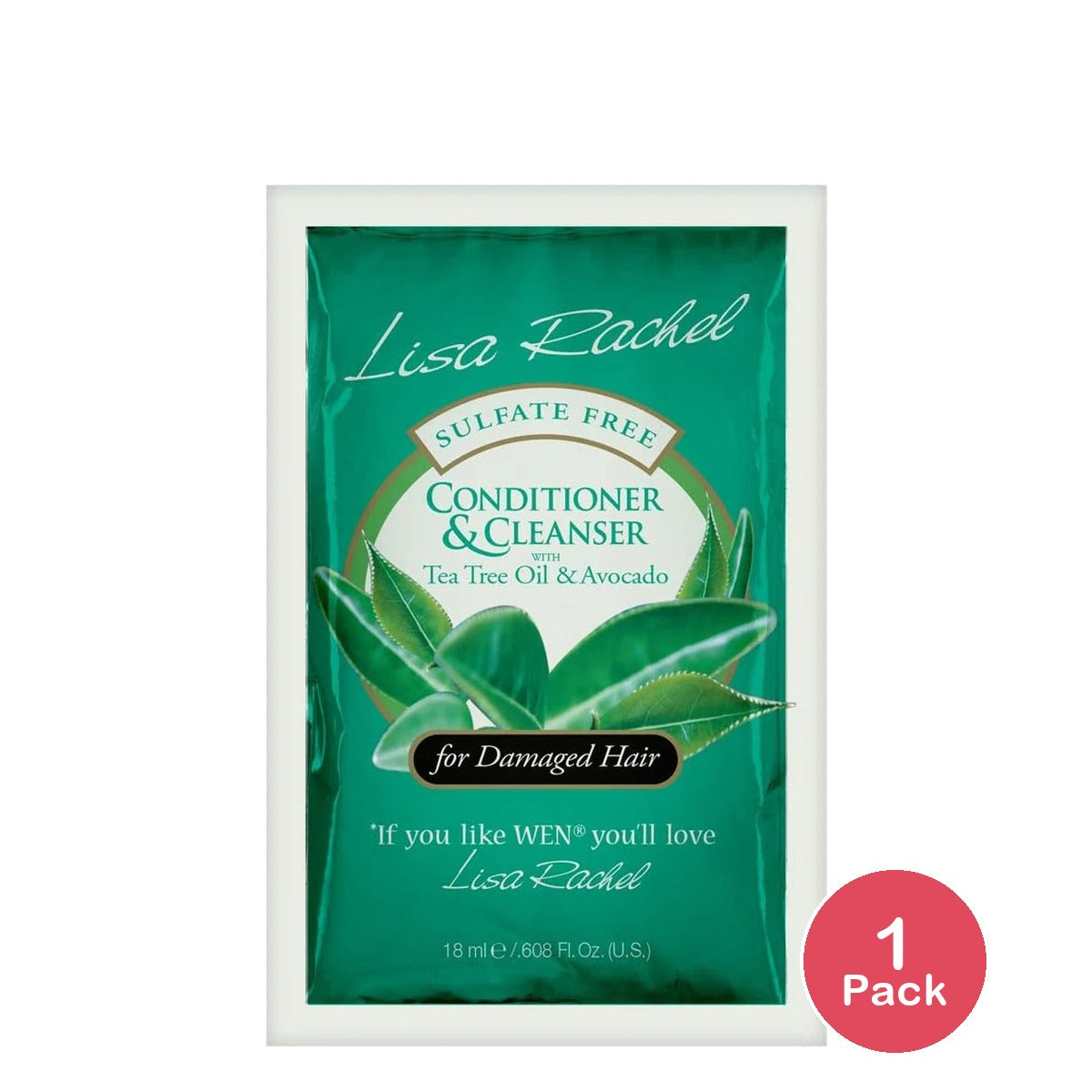 Lisa Rachel Conditioner&cleanser w/ Tea Tree Oil & Avocado for Damaged Hair 0.60 Fl.Oz (Pack of 12)